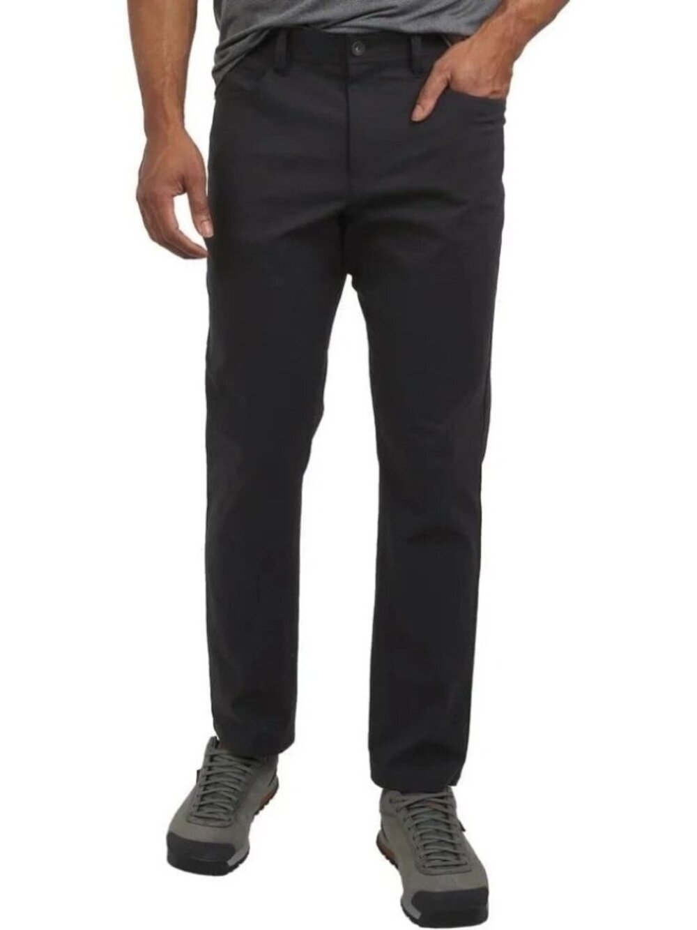 NWT Weatherproof Vintage Men's 32x34 Black Tech Pants Straight Fit Stretch